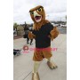 University Brown Falcon Mascot Adult Costume 