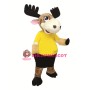 Sport Moose Cartoon Mascot Costume