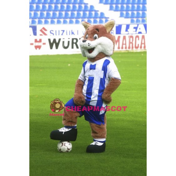 Football Fox Mascot Costume