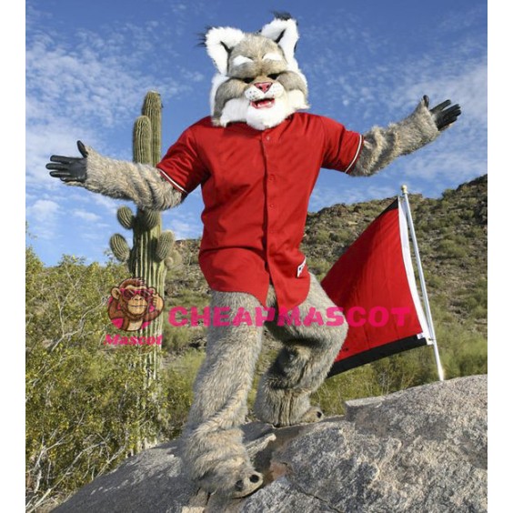Baseball Bobcat Mascot Costume