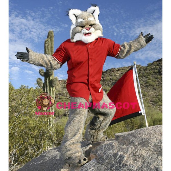 Baseball Bobcat Mascot Costume