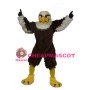 Long Fur Brown Eagle Mascot Adult Costume 