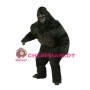 Long Fur Black Orangutan Mascot Adult Costume 