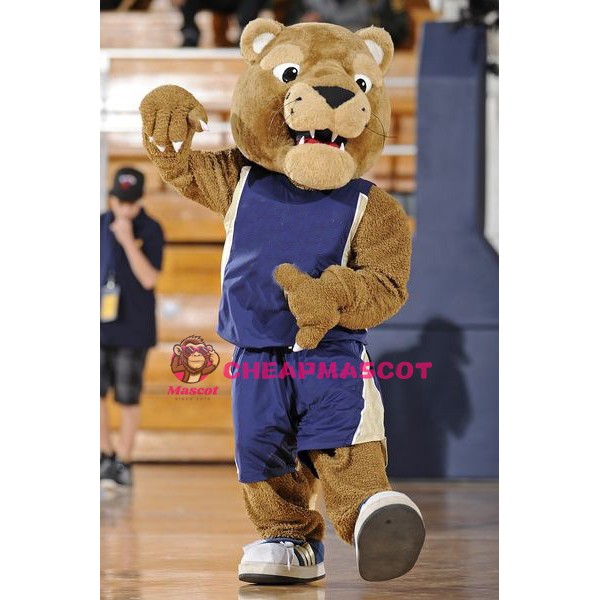 University Golden Panther Mascot Costume