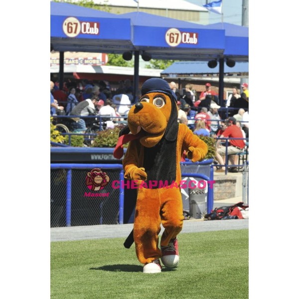 Baseball Hound Dog Mascot Costume
