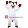White Cat Mascot Adult Costume 