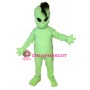 Green Alien Mascot Adult Costume	