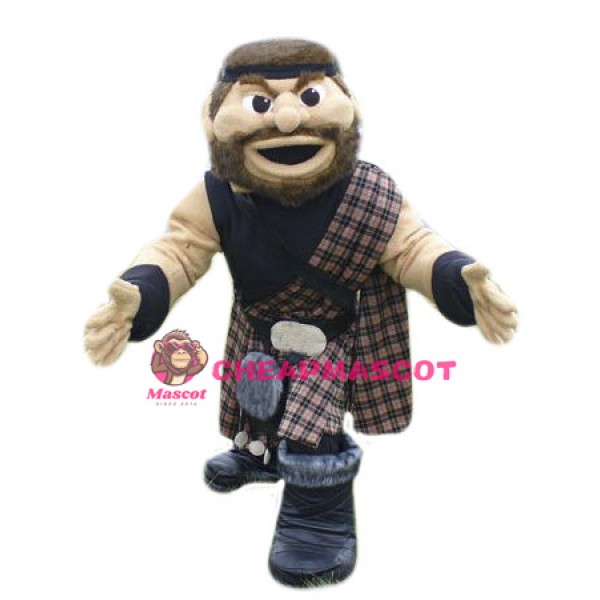 Scottish Man Mascot Costume	