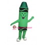 Cartoon Green Crayola Crayon Mascot Costume For Adult