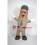 Cartoon Sausage Mascot Adult Costume	