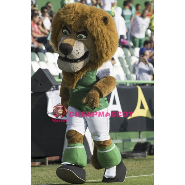 Sports Power Lion Mascot Adult Costume