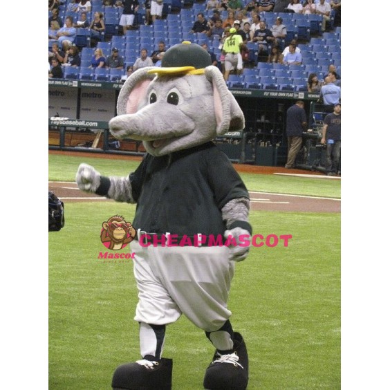 Baseball Elephant Mascot Adult Costume