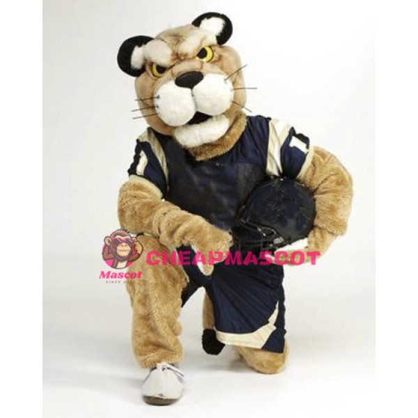 College Football Golden Panther Mascot Costume 