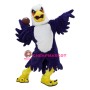 Sport Purple Bald Eagle Mascot Adult Costume