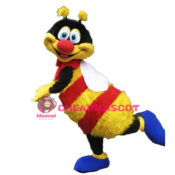 Lovely Honeybee Mascot Adult Costume