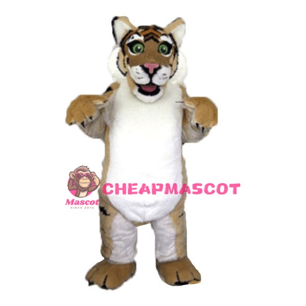 Fat Tiger Animal Mascot Adult Costume