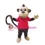 Brown Long Tail Monkey Mascot Adult Costume