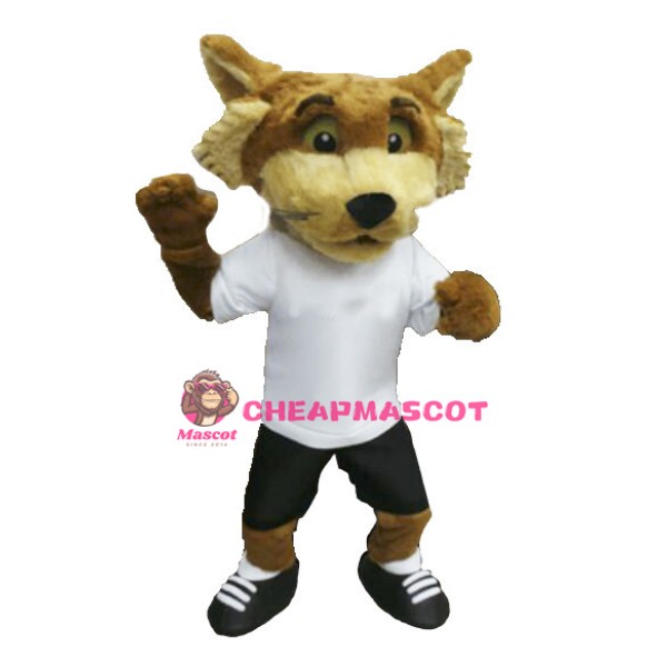 Sport Fox Mascot Adult Costume