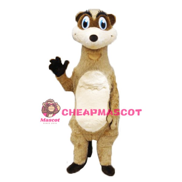 Lovely Cartoon Meerkat Mascot Adult Costume