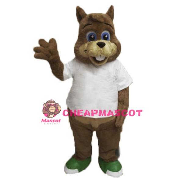 Cute Baby Squirrel Mascot Adult Costume