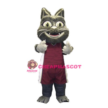 Basketball Black Cat Sports School Mascot Costume