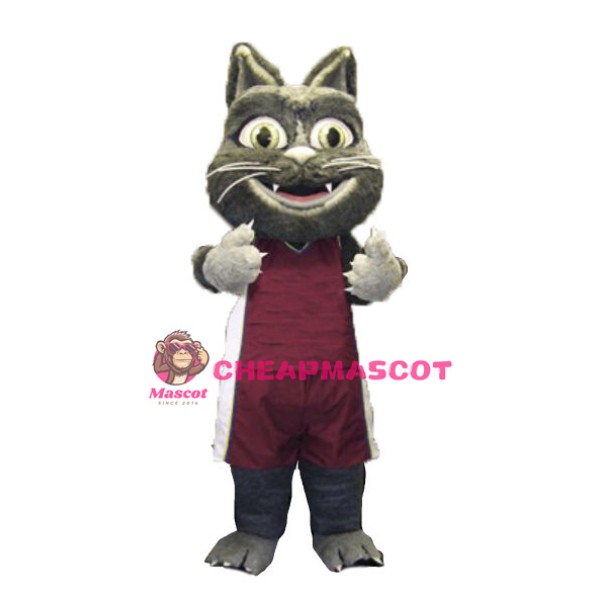 Basketball Black Cat Sports School Mascot Costume