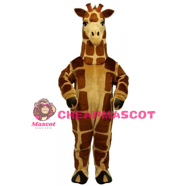 Giraffe Animal Mascot Adult Costume 