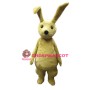 Lovely Plush Golden Bunny Mascot Costume