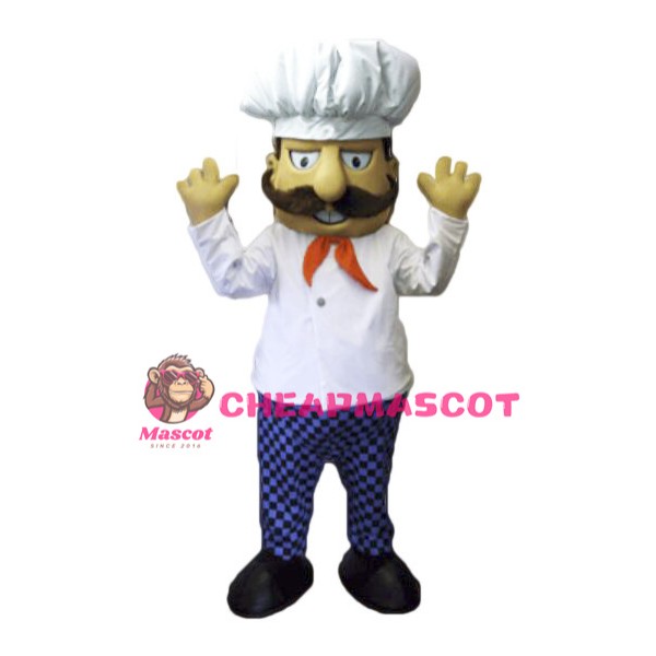 Bearded Chef Mascot Costume