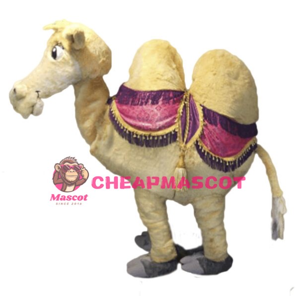 Camel Animal Mascot Costume For 2 Person