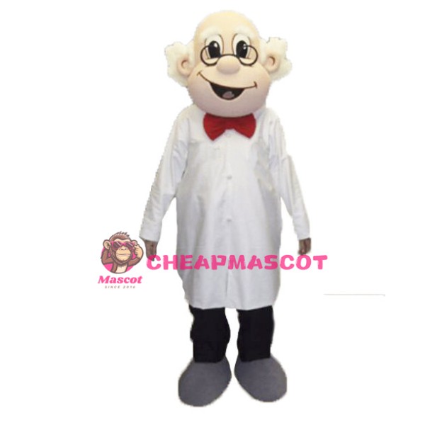 Old Professor Mascot Costume 