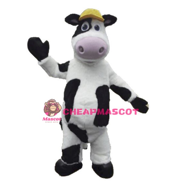 Farm Cow Mascot Costume 
