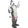 Fierce Grey Shark Mascot Adult Costume 
