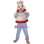 Pastoral Pink Rabbit mascot costume