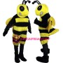 Fierce Bee Mascot Costume Adult Size
