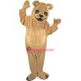 Plush Golden Dog Mascot Costume 