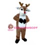 Cute Rudolph The Red-Nosed Reindeer Mascot Costume 