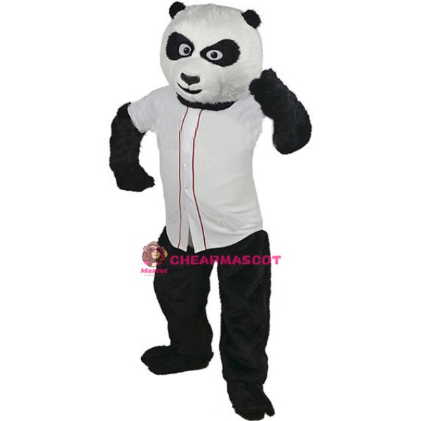 Sport Panda Mascot Costume 