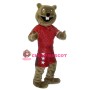 Sport Brown Beaver Mascot Costume 
