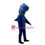 Funny Blue Shark Mascot Adult Costume 