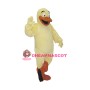 Cute Cartoon Yellow Duck Mascot Adult Costume 
