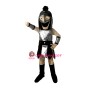 Trojan Spartan Silver Knight  Mascot Costume 