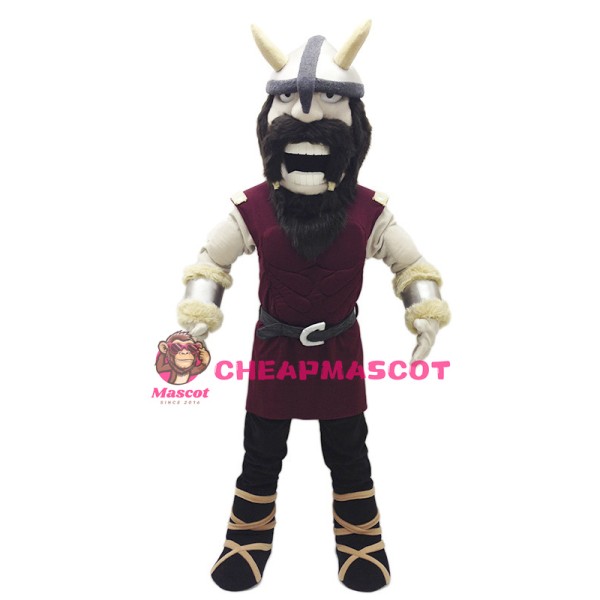 Fierce Viking Warrior Mascot Costume 