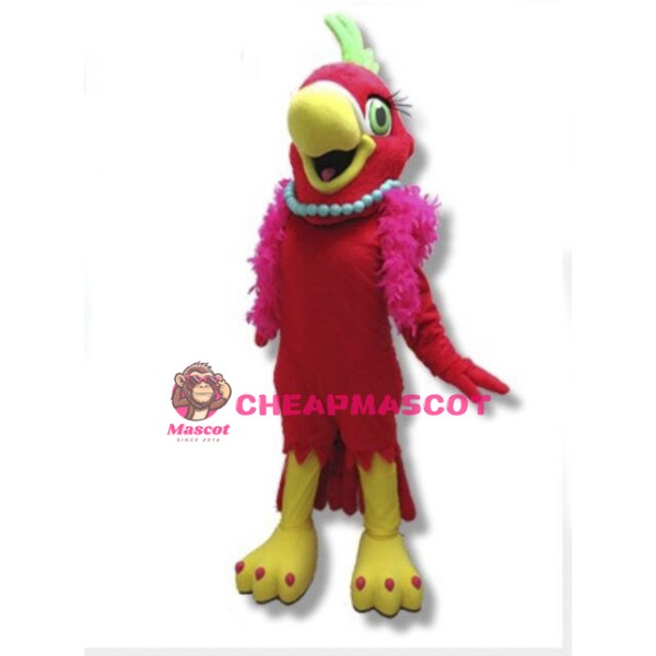 Sexy Polly Parrot Mascot Costume