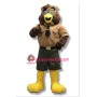 Surprised Ollie The Owl Mascot Costume