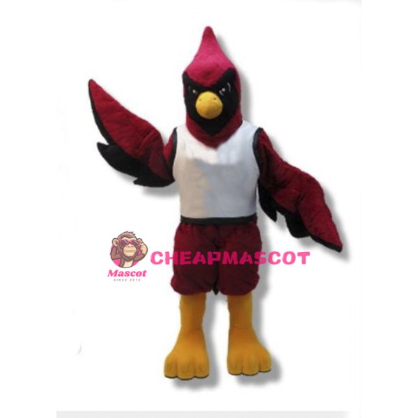 Cardinal Bird High School Mascot Adult Costume