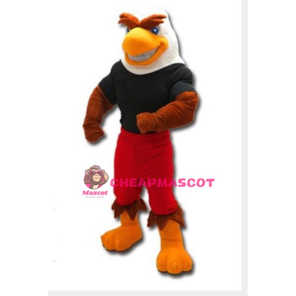Smiling Power Eagle Mascot Adult Costume