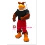 Smiling Power Eagle Mascot Adult Costume