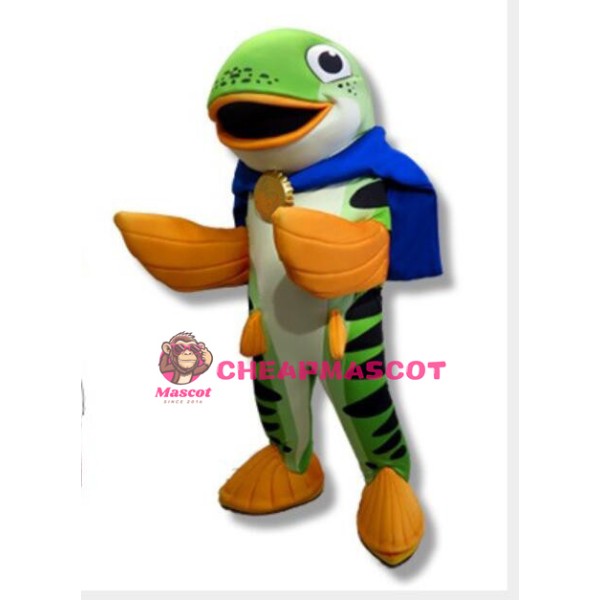 Zoo Salmon Mascot Adult Costume
