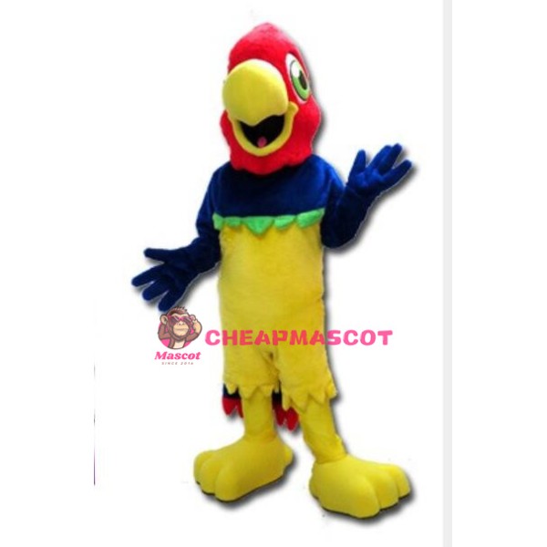 Colorful Parrot Mascot Adult Costume